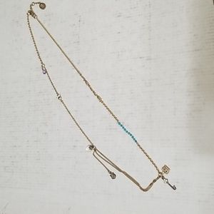 🎁 Vintage Y2K Juicy Couture 'J ' Gold charm necklace